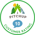 Pitchup.com customer rating indicator.